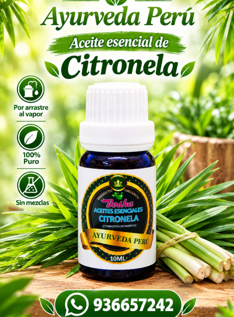 aceite esencial de citronela