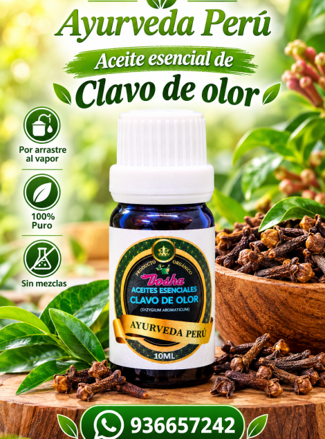 aceite esencial de clavo de olor