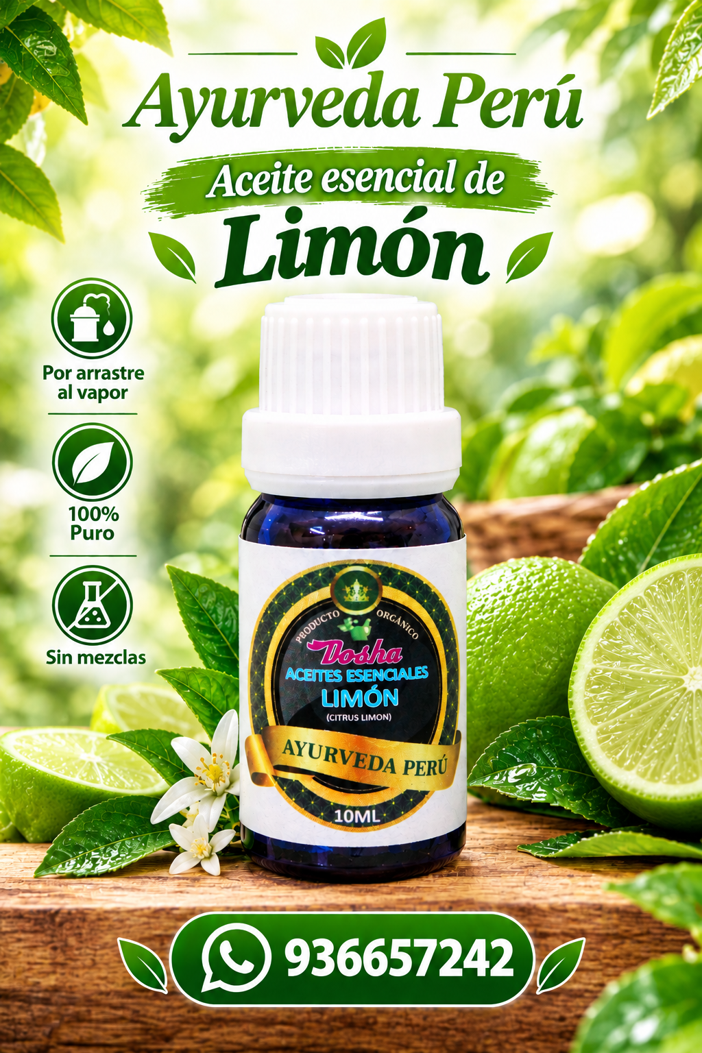 Aceite esencial de limón