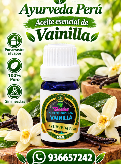aceite esencial de vainilla